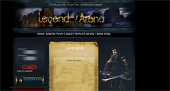 Desktop Screenshot of legendarena.com